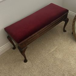 Antique Piano Bench