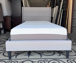2 Twin Size Bed Frame and Mattress