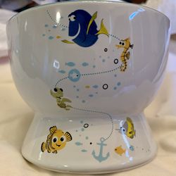 Set Of 2 Disney/pixar Cat Feeding Bowls 