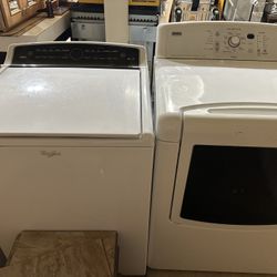 Top Load Washer & Electric Dryer