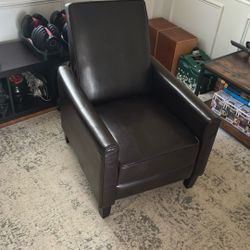 2 Leather Reclining Chairs