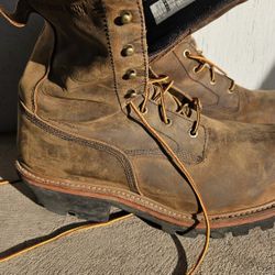 Logging Boots Red Wings Steel Toe Heavy 