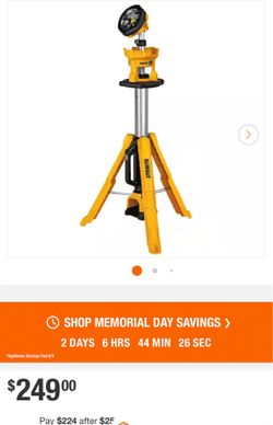 Dewalt LED Tripod light