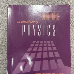 Introductory Physics and Homework – Lillian McDermott – Like New