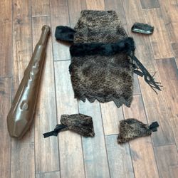 Youth Caveman/cavewoman Costume Size 10-12
