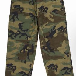 Supreme Jacquard Logos Double Knee Pants | Woodland Camo Size 32