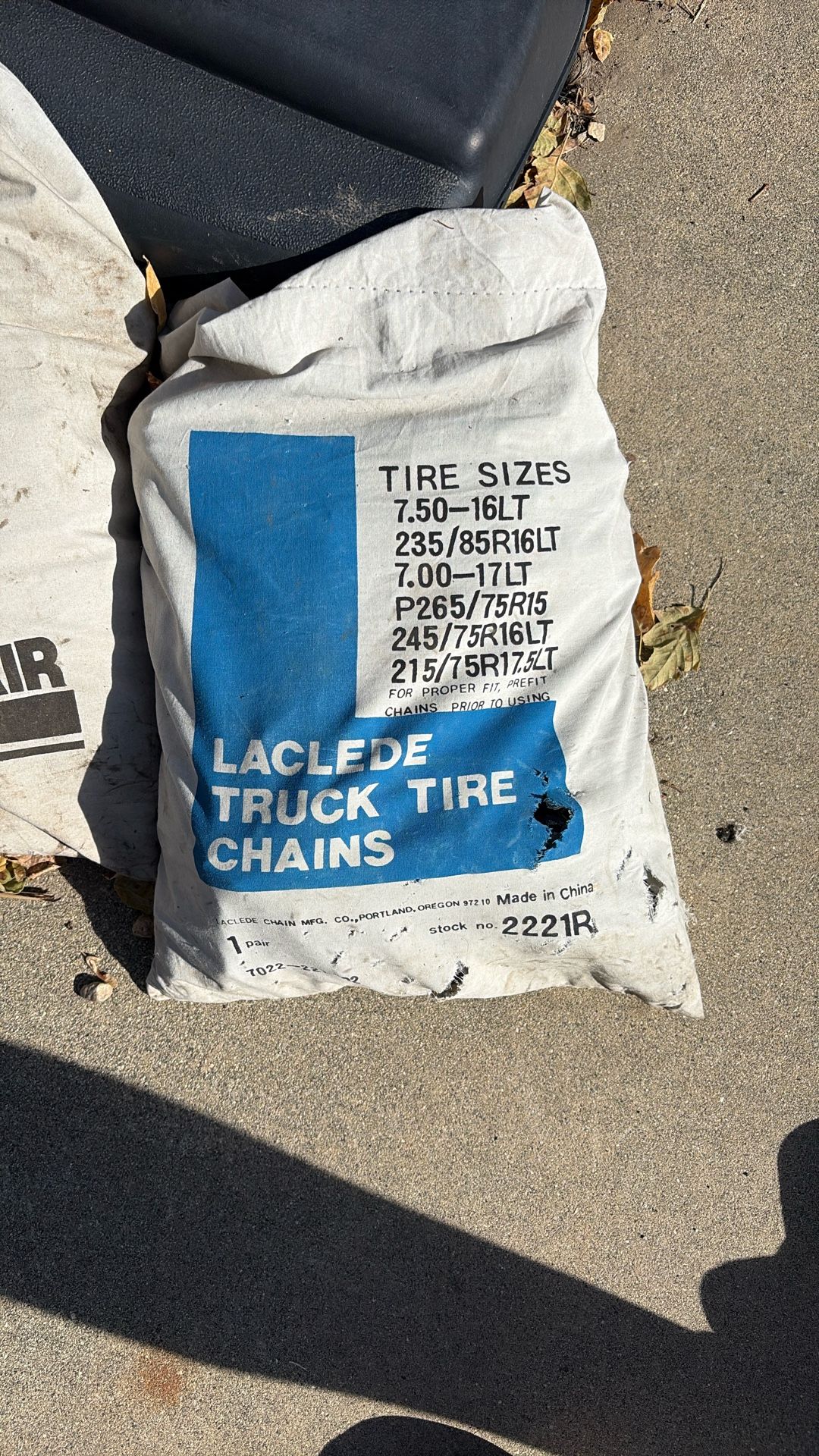 Tire chains Never Opened . $100 OBO