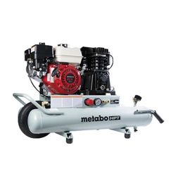 Metabo HPT 8.0-Gallon Portable Gas 145 PSI Horizontal Air Compressor