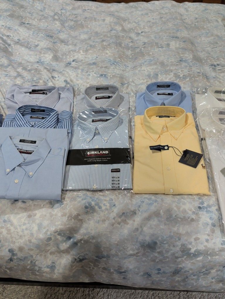 Mens Dress Shirts  16 1/2 X34