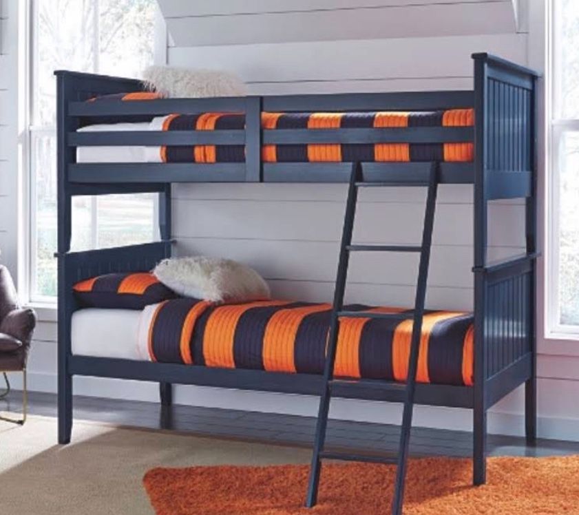 3 Twin Bunk Beds & 1 Dresser