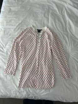 Playboy Adult Size XL Red And White Bunny Print Onesie.