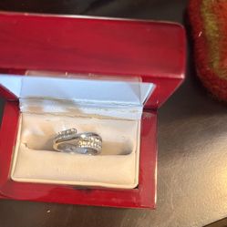 Elegant 18k RGP Silver Plated Ring 