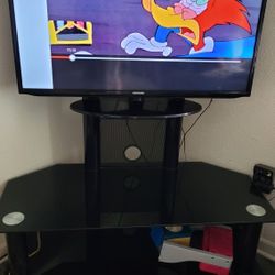 Black TV table