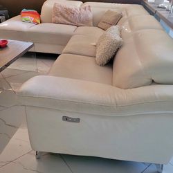 White Sectional