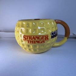 Netflix Stranger Things Waffle w/Butter & Syrup 18oz Yellow 3D Ceramic Mug