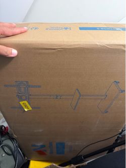 Rolling mobile TV floor stand