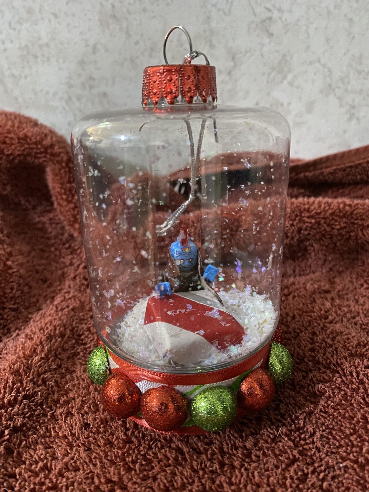 HANDMADE LEGO YONDU GUARDIANS OF THE GALAXY CHRISTMAS ORNAMENT NEW