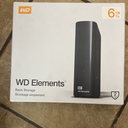 External Hard Drive Western Digital 6tb