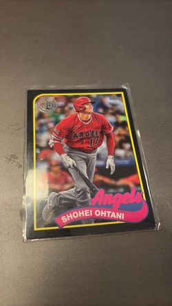 Shohei Ohtani Angels Baseball Trading  Card 2025