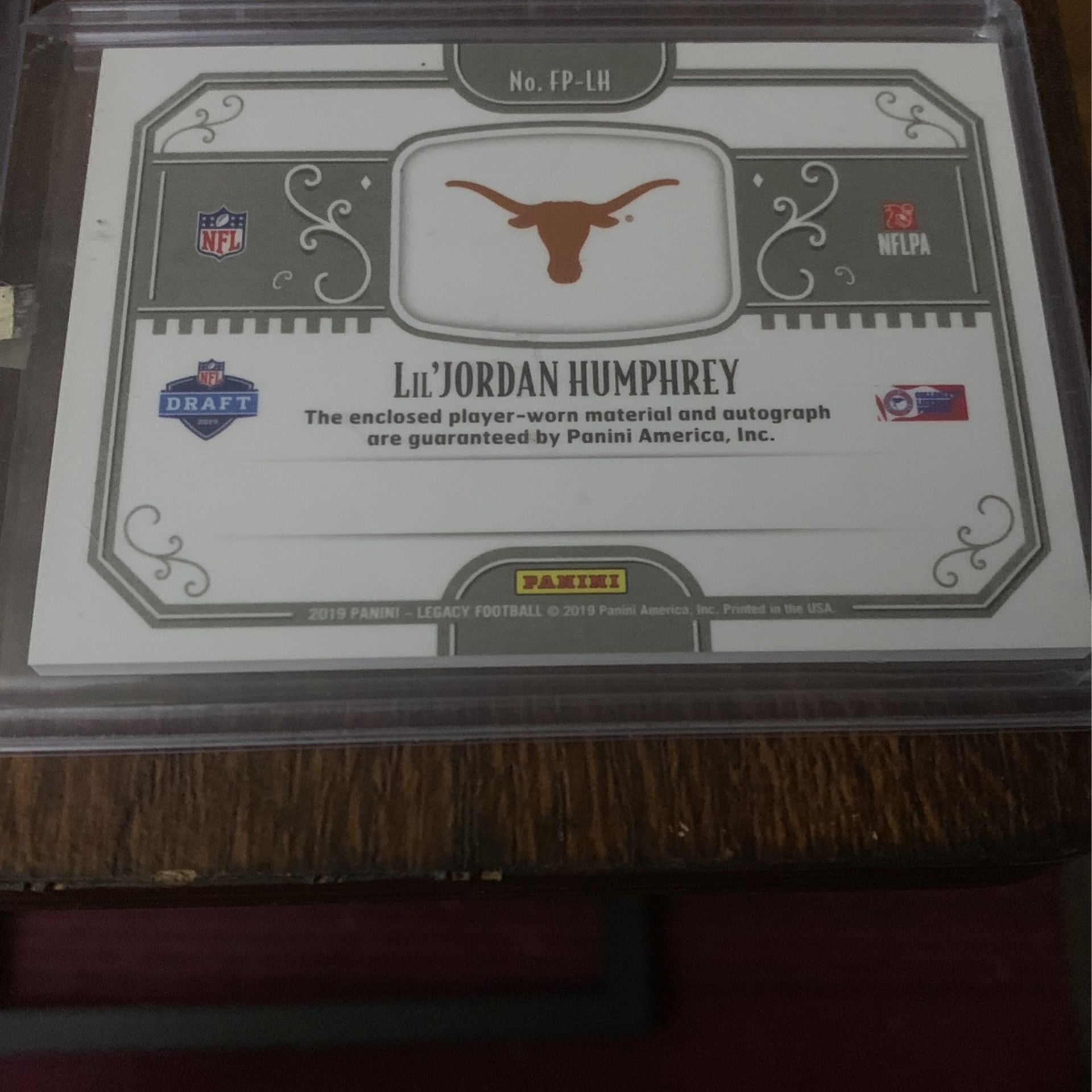 Autographed Panini Football Cards