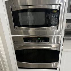 Stainless Steel LG Oven & Microwave 