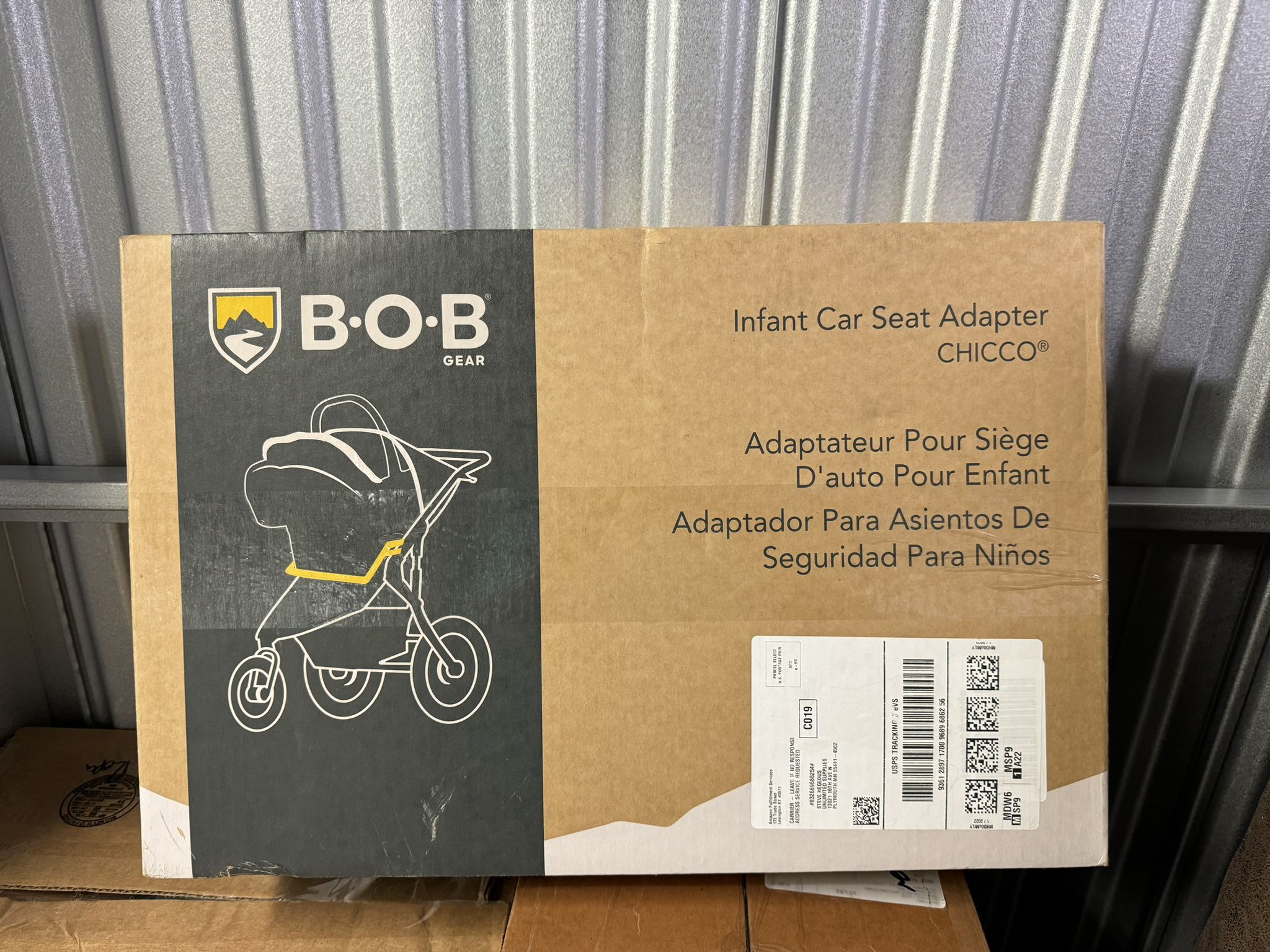 Car Seat Adapter For B.O.B. Gear 