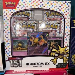 POKEMON 151 ALAKAZAM EX COLLECTION