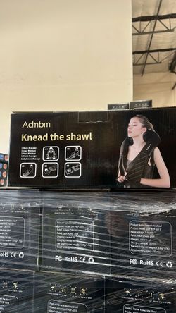 Cordless Neck Massager for Pain Relief Deep Tissue, Rechargeable Shiatsu Neck and Back Massager with Heat Kneading Shoulder Massage for Body Muscle Pa