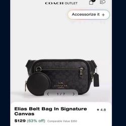 Coach belt bag