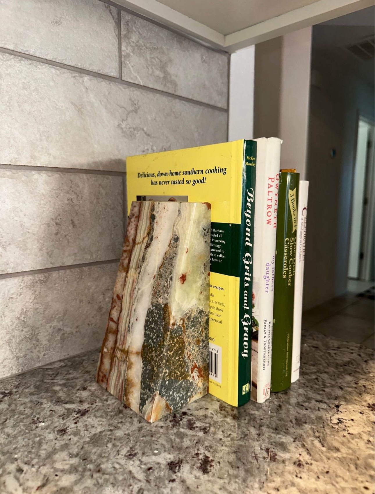Marble Bookends