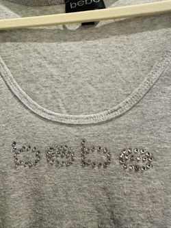 Bebe Silver Tank