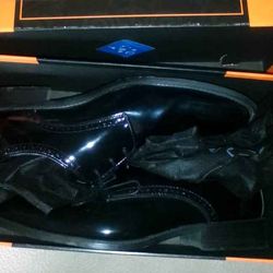 Black Payton Leather Shoes