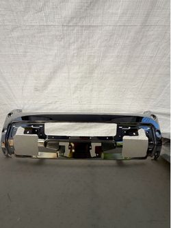 Chrome Front Bumper Impact Bar For 2015-2019 GMC Sierra 2(contact info removed) HD W/O Sensor