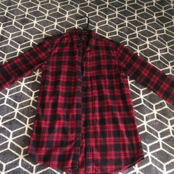 Men’s Medium Red Flannel/Plaid long sleeve