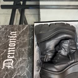 Demonia Matte Platform Boots