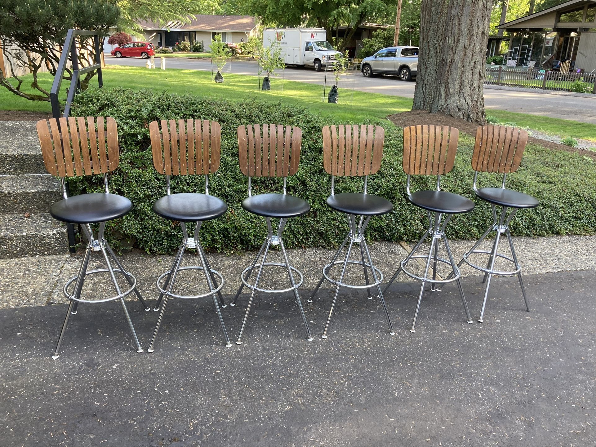 Mid Century Bar Stools