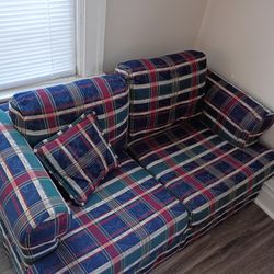 Plaid Sofa 