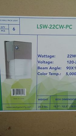 Outdoor security lights