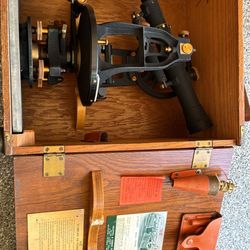 Keuffel & Esser co. vintage engineering transit survey level with K&E tripod