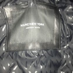 Andrew Marc New York XXL Real Leather Jacket With Gloves 