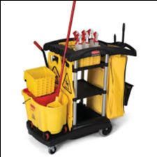 Brand new commercial cleaning cart