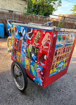 Ice cream tricycle