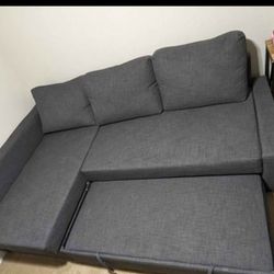 Sofa Cum Bed Ikea Grey color