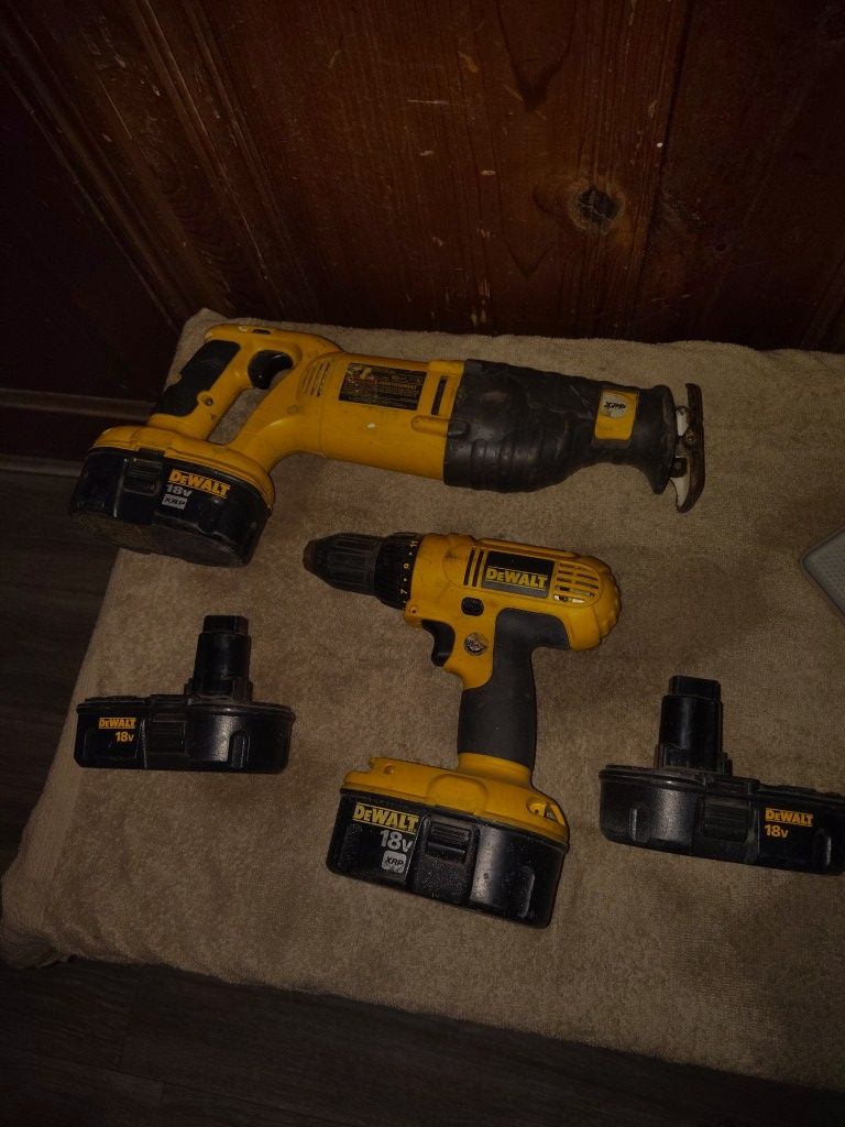 DeWalt Drill And Sawsaw  Two For 100 Or One For50