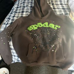 Green Spider Hoodie Size s 