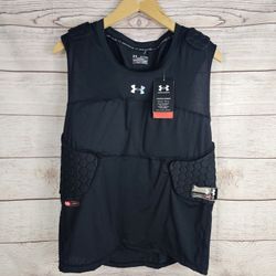 NEW Under Armour Women's Black Size 2XL Gameday Armour GDA 7-Pad Top 1381075