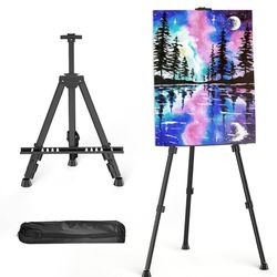 Metal Display or Painting Easel, 2 in 1, 66"  or Table Top 
