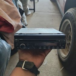 car stereo in dash flip up 