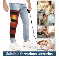 Leg Heating Pad, Heating Pad for Legs, Heated Leg Warmers for Thigh & Knee & Calf Therapy, Leg Heating Pad Wrap, Heating Pad for Knee Pain Relief 