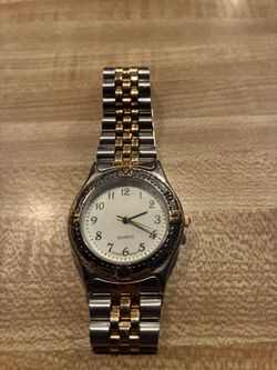 Gold/silver Watch